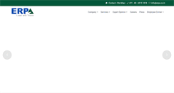 Desktop Screenshot of erpa.co.in